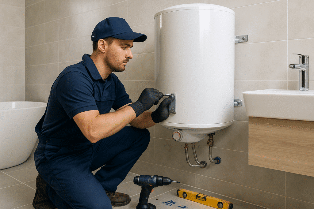 Installer un chauffeeau électrique facilement, sans colle ni soudure — free download