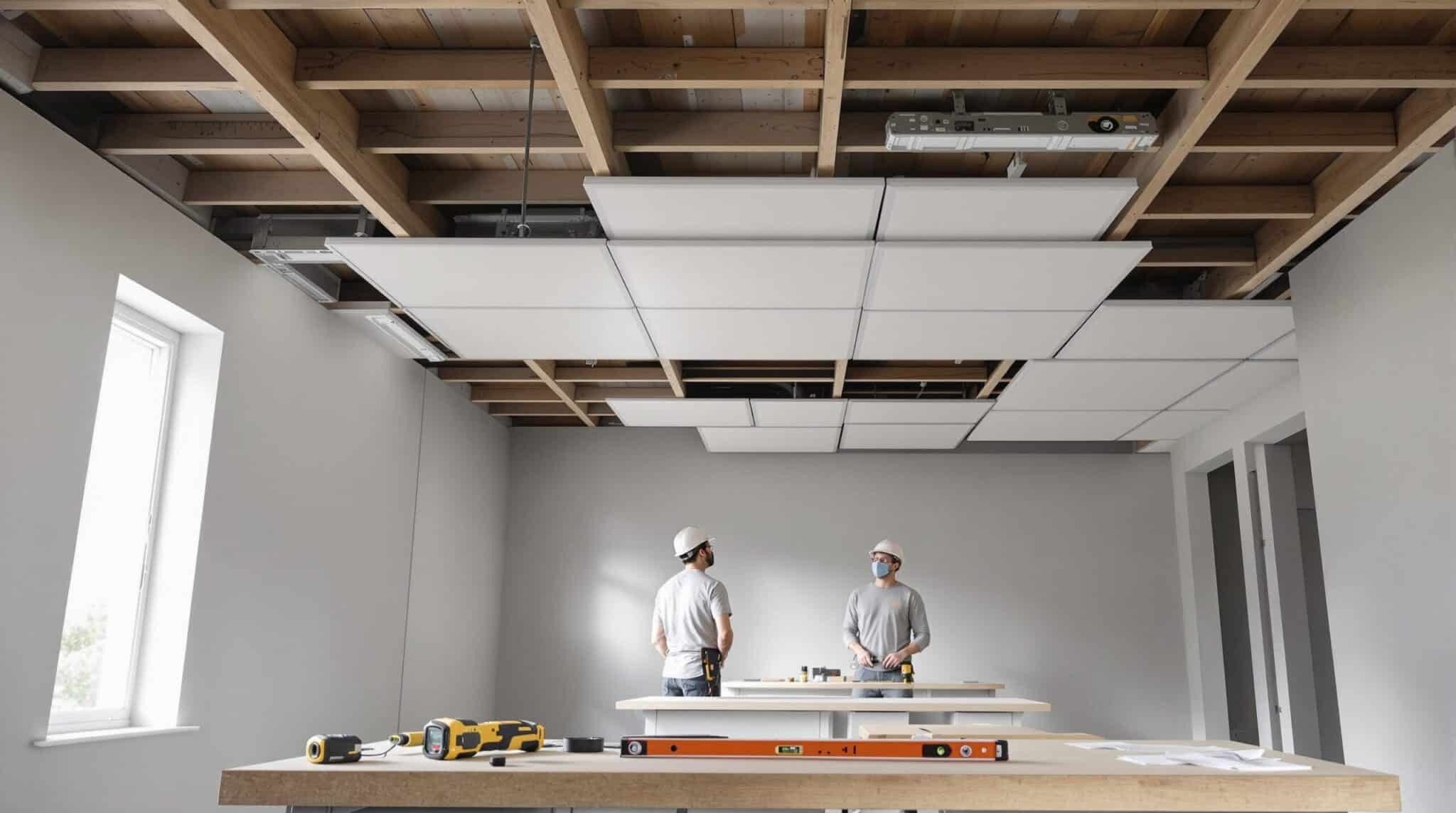 apprenez à poser un faux plafond pas à pas: outils indispensables, étapes claires, astuces pro, sécurité et budget. installation rapide et résultat net.
