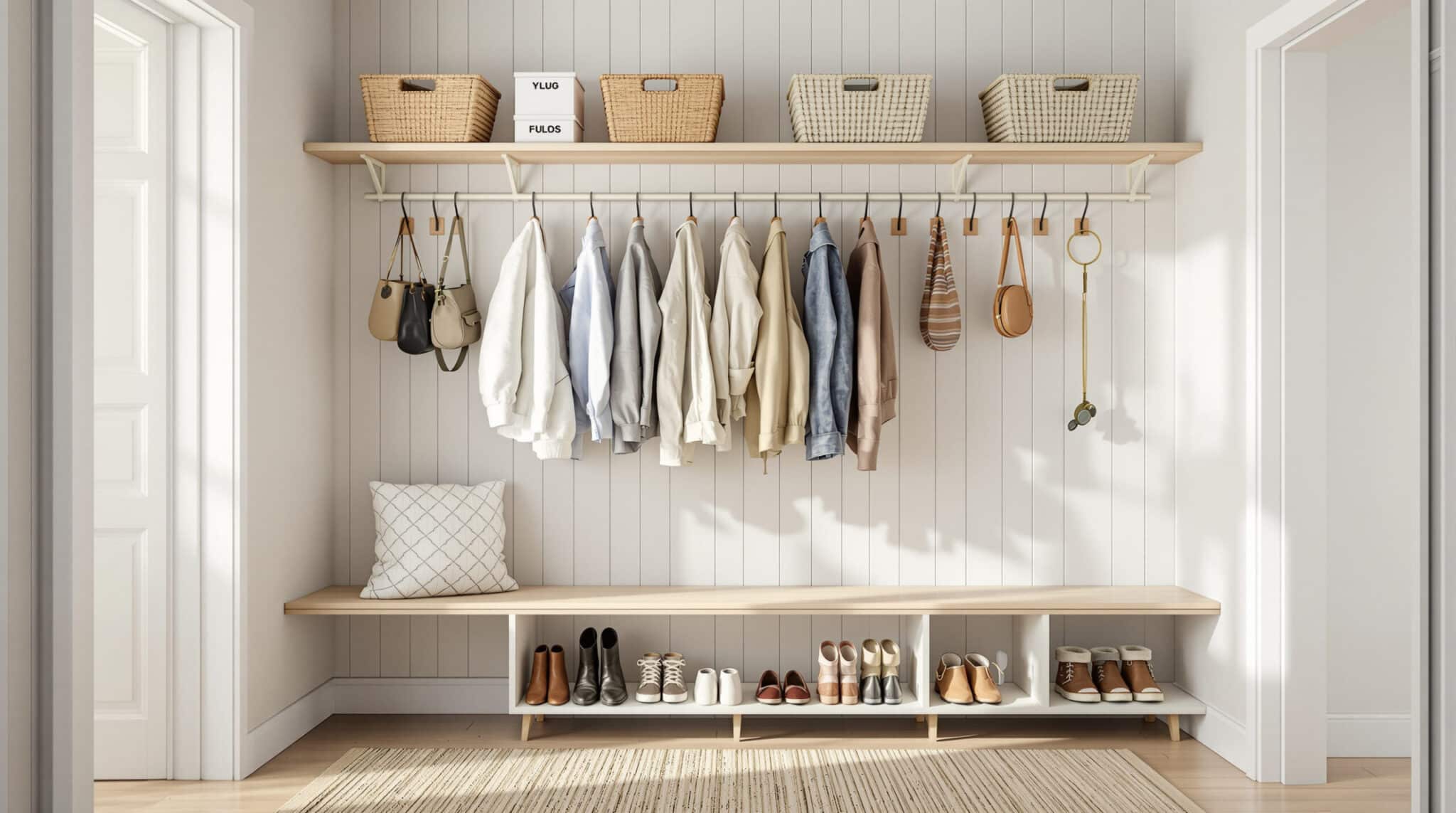 découvrez des astuces pratiques pour optimiser l'aménagement de votre placard d'entrée et maximiser l'espace de rangement tout en gardant une entrée organisée et accueillante.