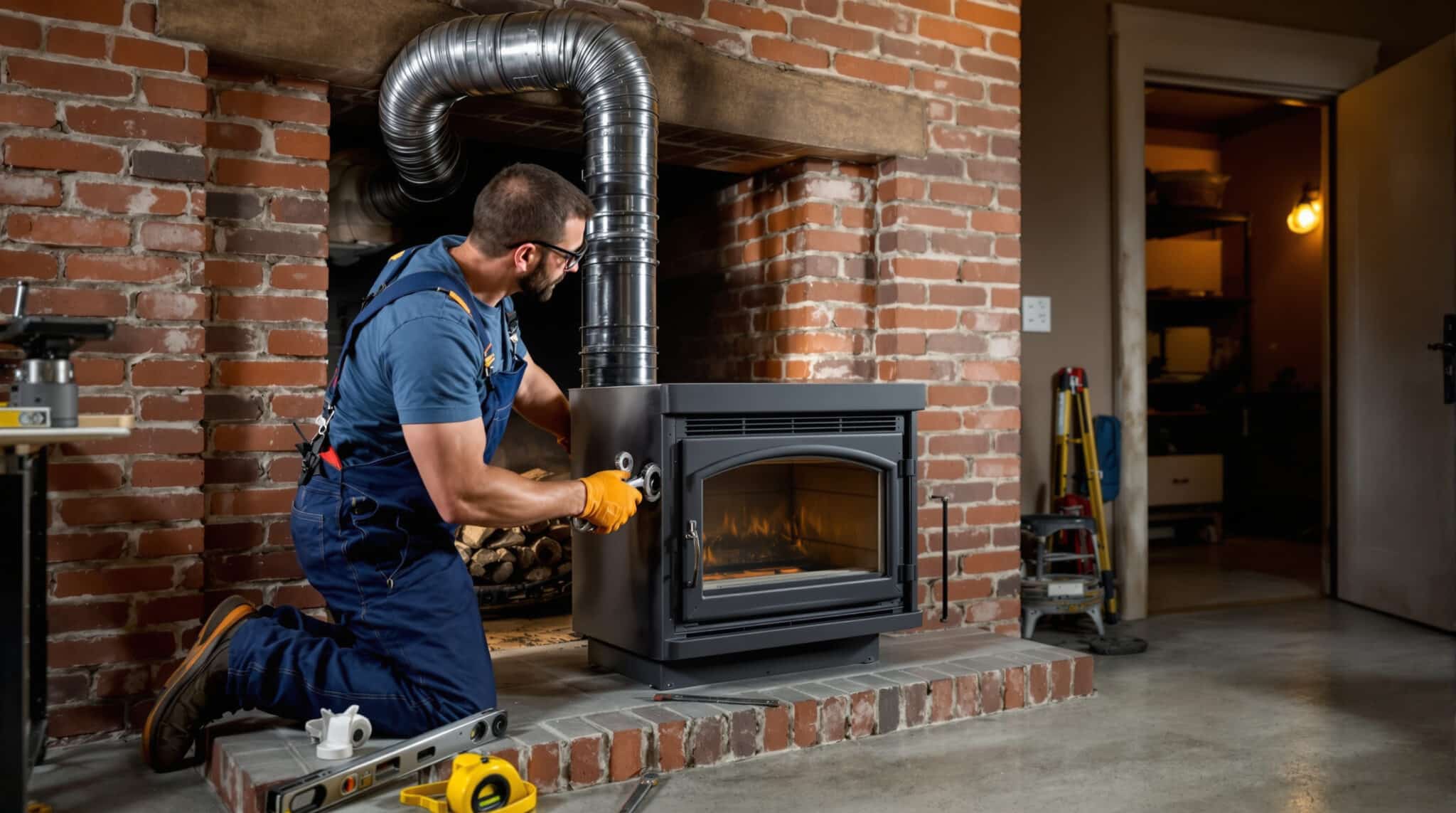 découvrez notre guide pratique pour l'installation d'un insert dans votre cheminée et profitez d'un chauffage efficace, écologique et économique chez vous.