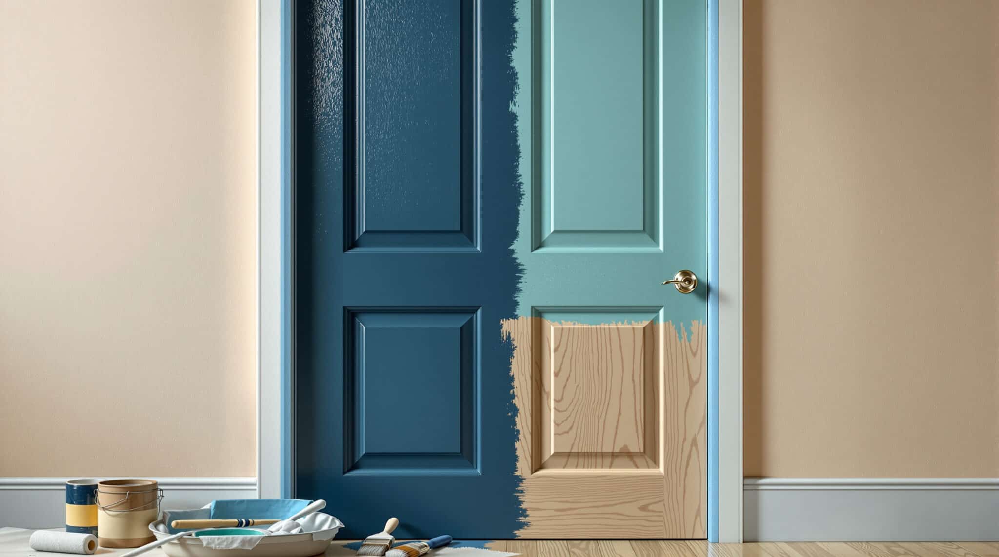 découvrez des techniques créatives pour peindre une porte avec deux teintes et apportez une touche unique à votre intérieur ou extérieur.