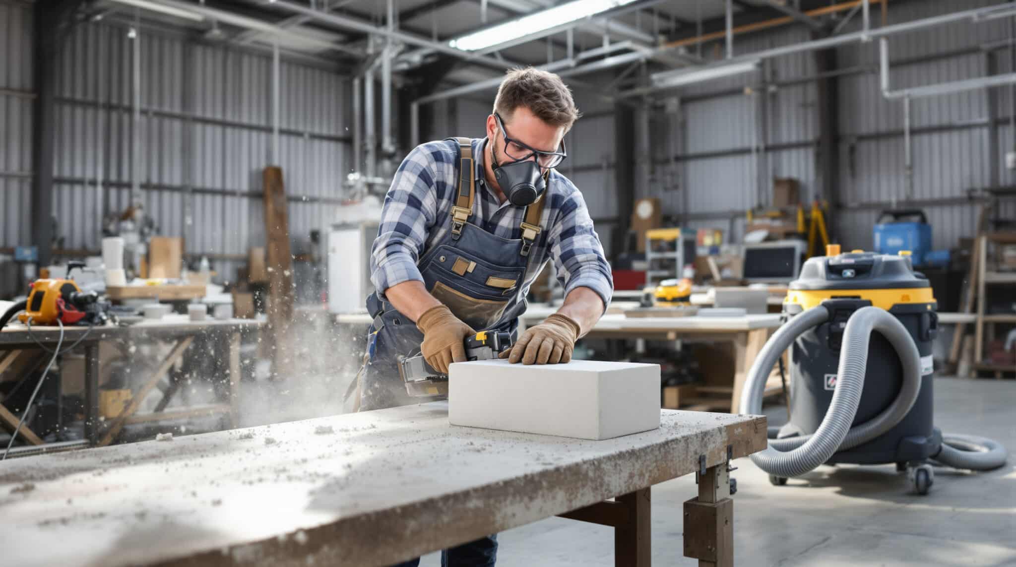 découvrez des techniques efficaces pour découper et ajuster le béton cellulaire avec précision, assurant un travail propre et des finitions parfaites.