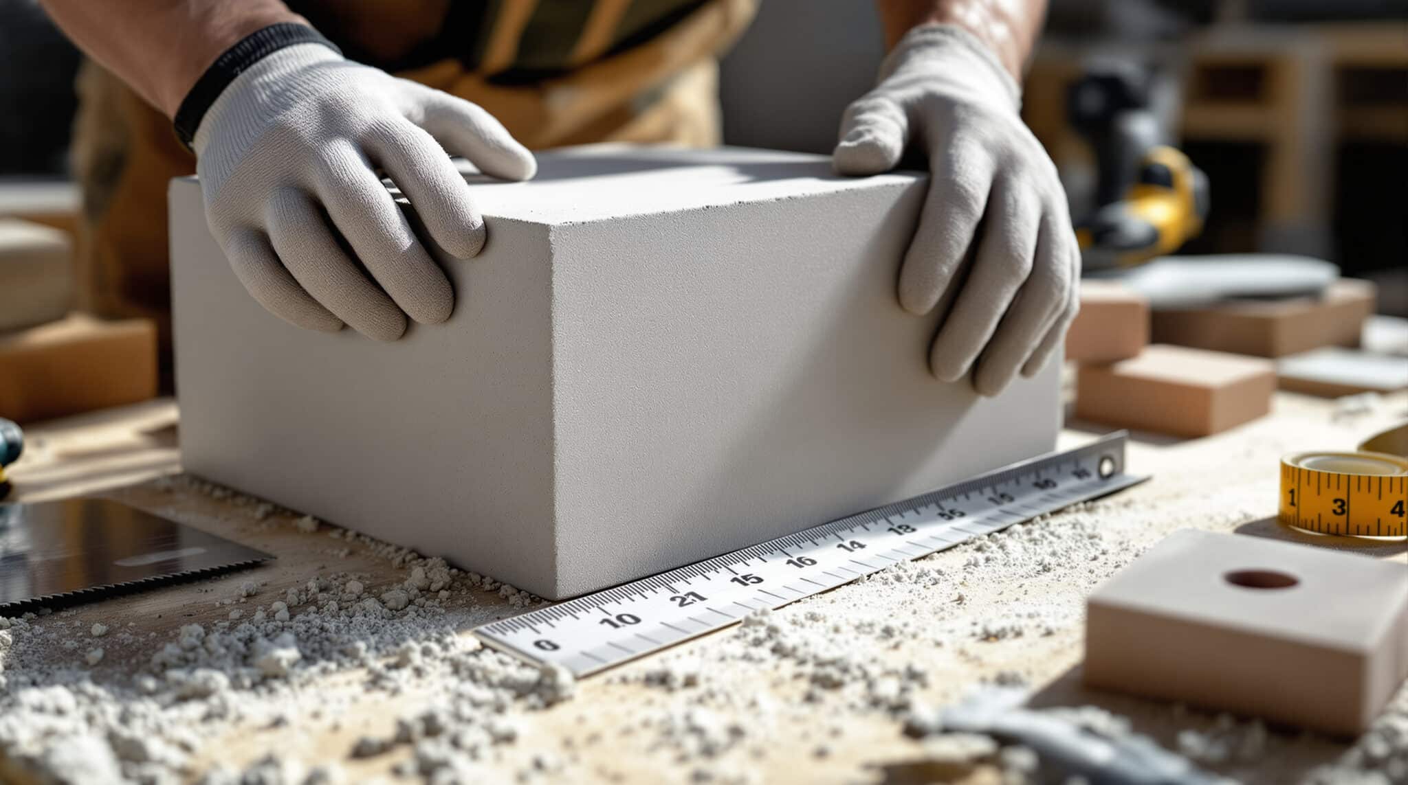 découvrez des techniques efficaces pour découper et ajuster le béton cellulaire avec précision, garantissant un travail propre et professionnel pour tous vos projets de construction.