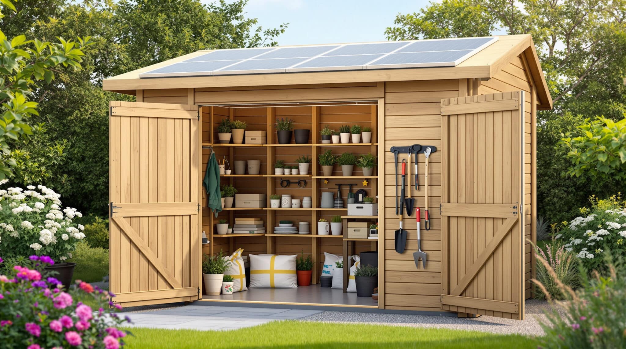 apprenez à créer un espace de rangement extérieur pratique en construisant un abri de jardin multifonctionnel, idéal pour organiser vos outils et optimiser votre jardin.