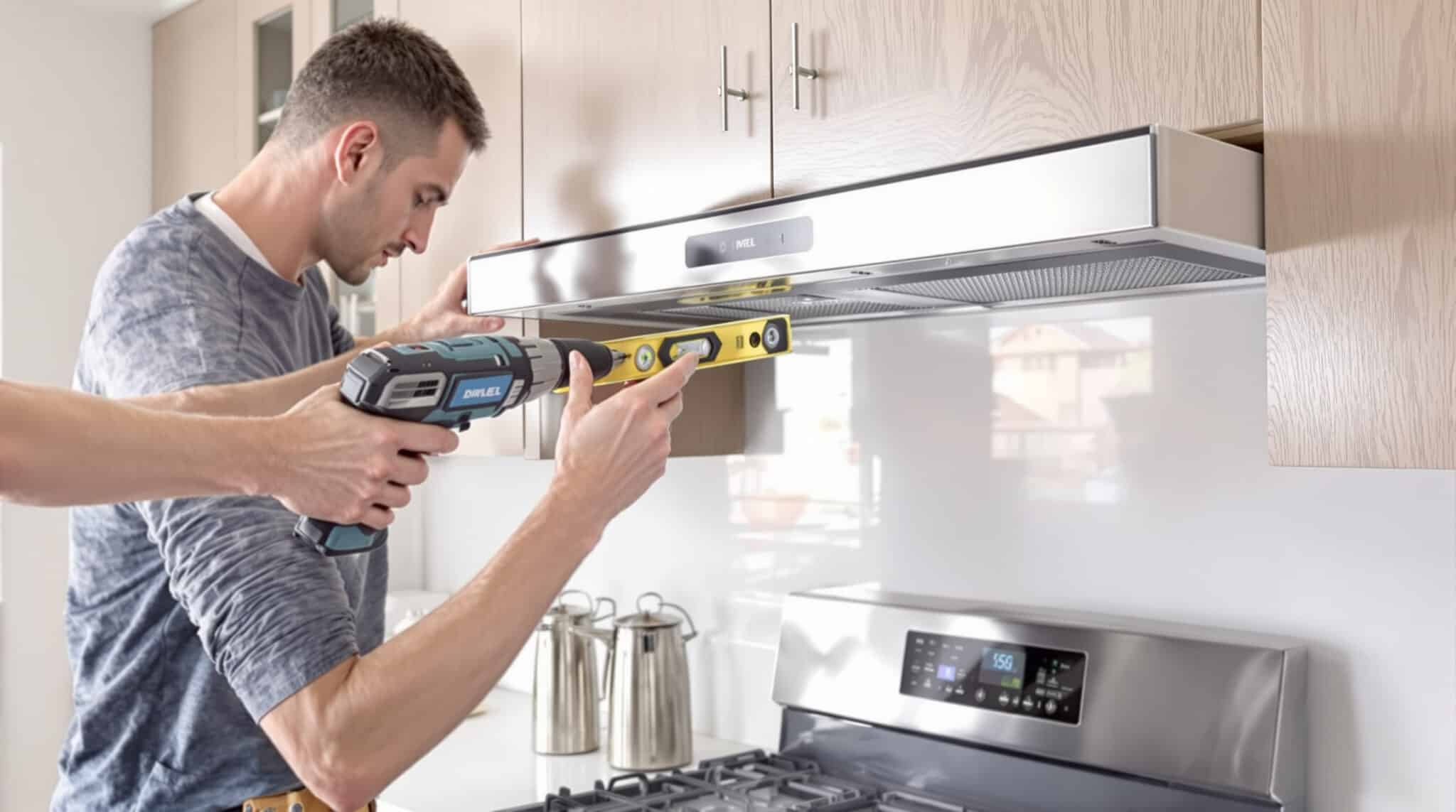 découvrez notre guide pratique pour installer facilement une hotte visière au-dessus de votre table de cuisson et améliorer la ventilation de votre cuisine.